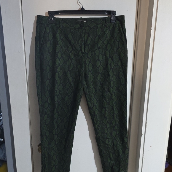 Michael Kors Pants - Green Patterned Men's Pants